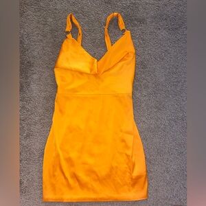 Oh Polly Tennessee Orange Dress Mini 4 / XS Cowl Neck